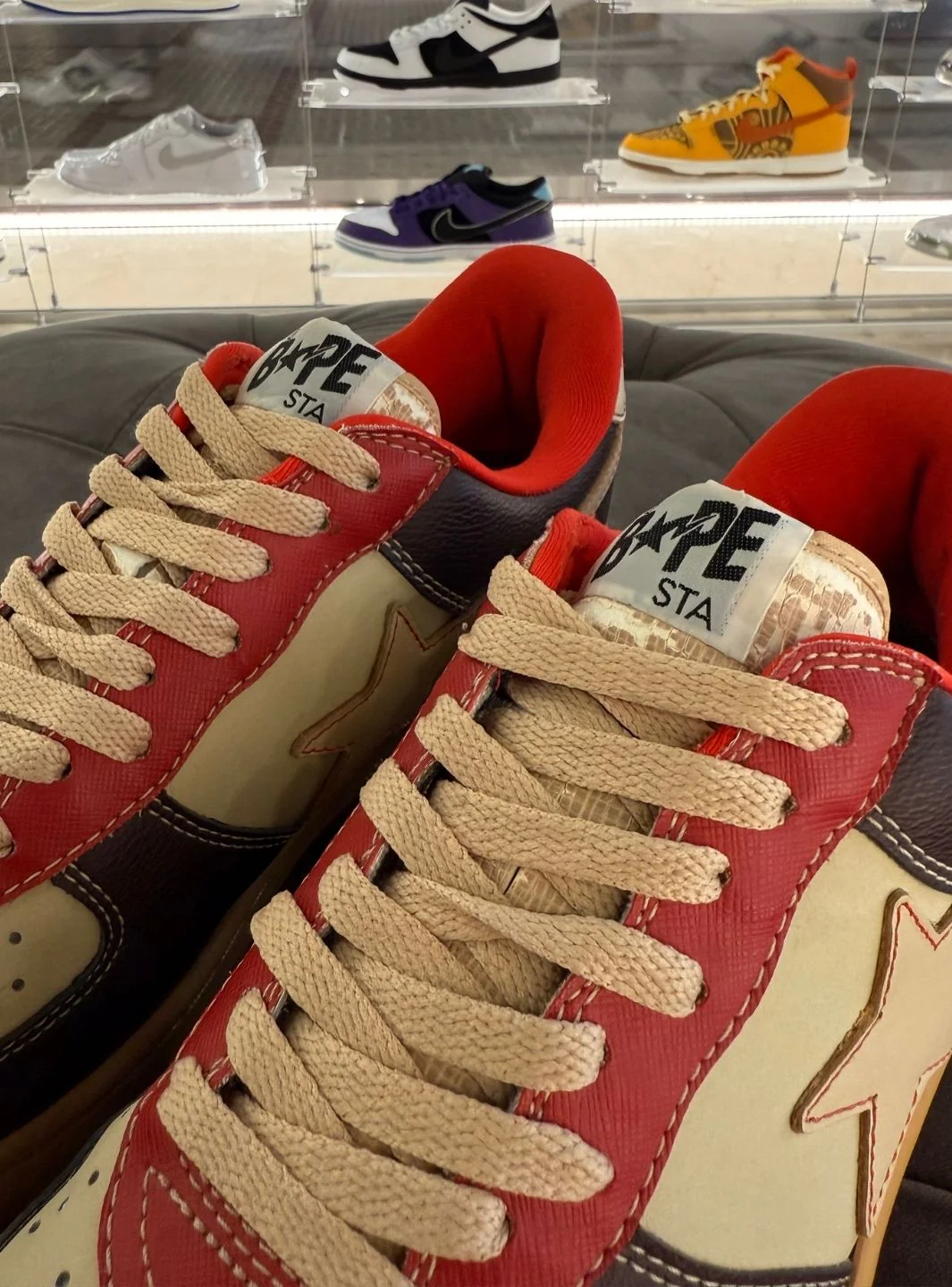 A Bathing Ape Bape Sta Low Kanye West College Dropout - Usato 9/10 - Image 11