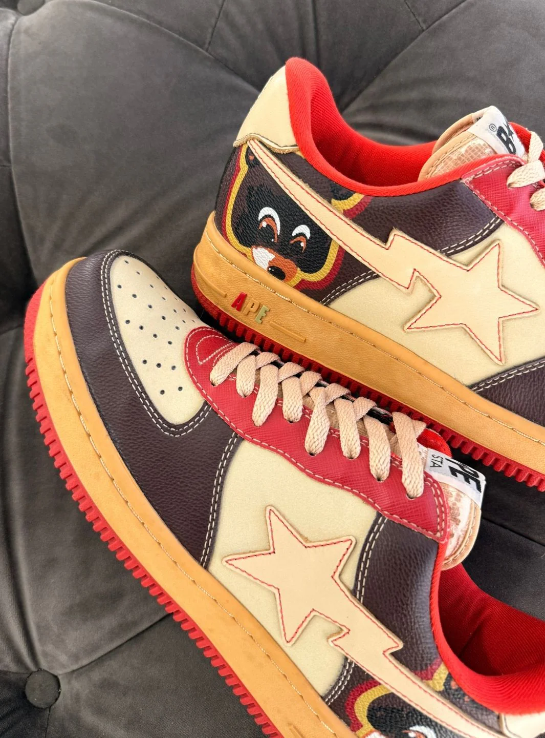 A Bathing Ape Bape Sta Low Kanye West College Dropout - Usato 9/10 - Image 12