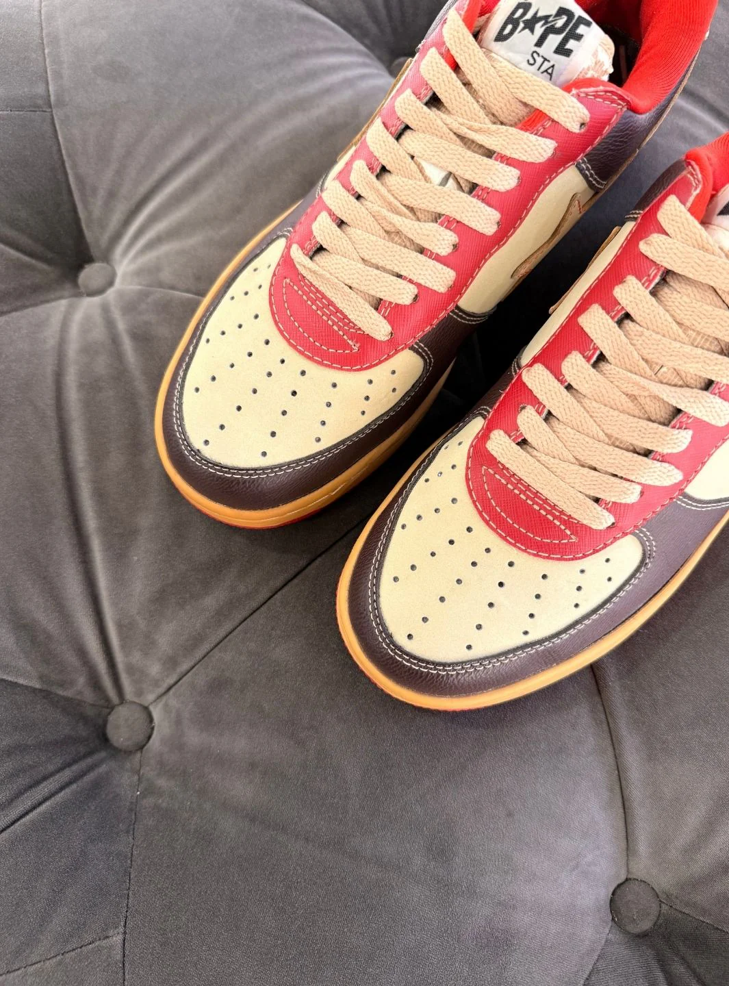 A Bathing Ape Bape Sta Low Kanye West College Dropout - Usato 9/10 - Image 13