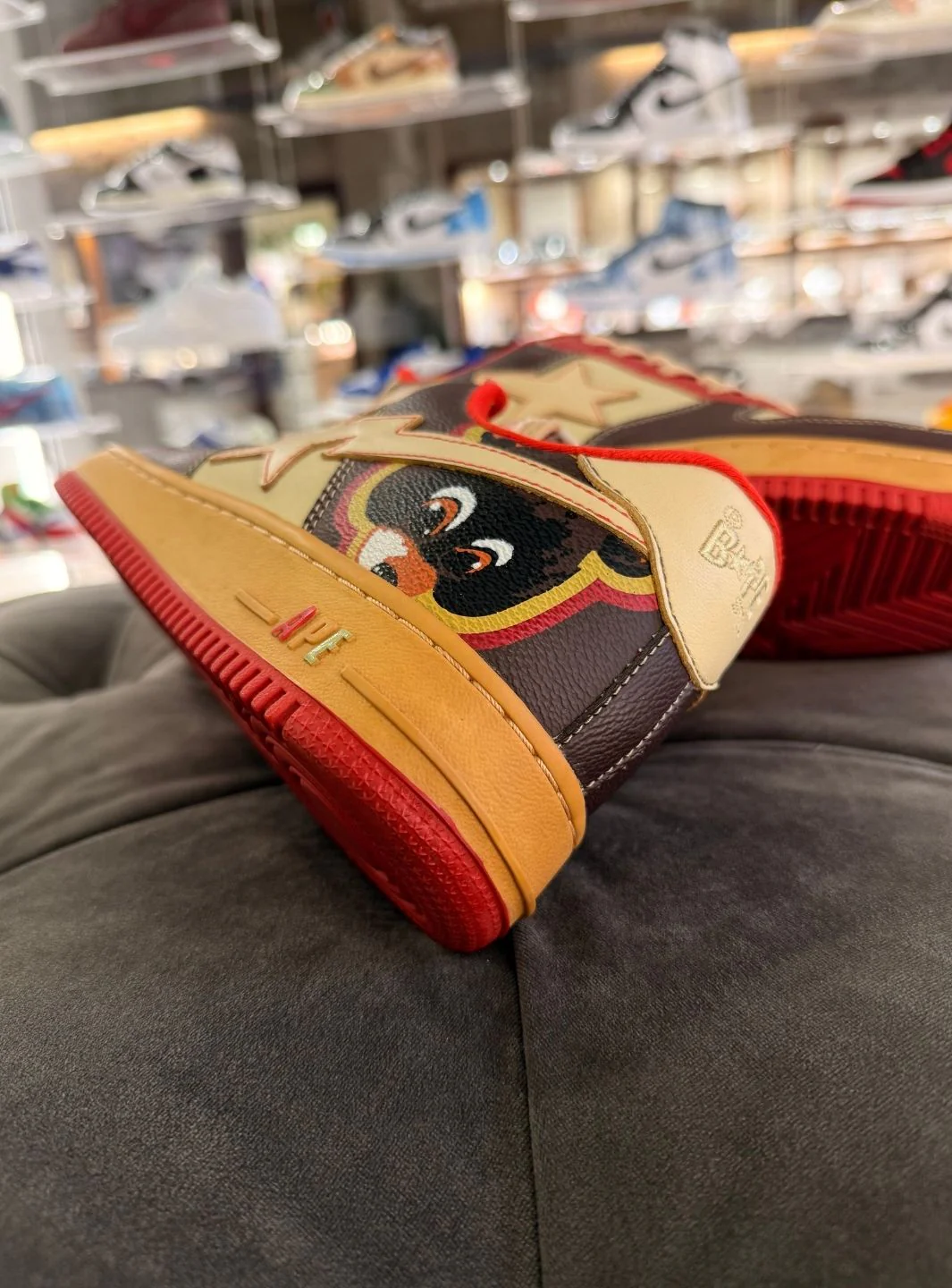 A Bathing Ape Bape Sta Low Kanye West College Dropout - Usato 9/10 - Image 15
