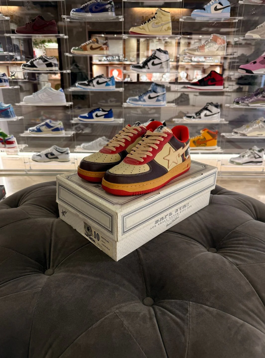 A Bathing Ape Bape Sta Low Kanye West College Dropout - Usato 9/10 - Image 16