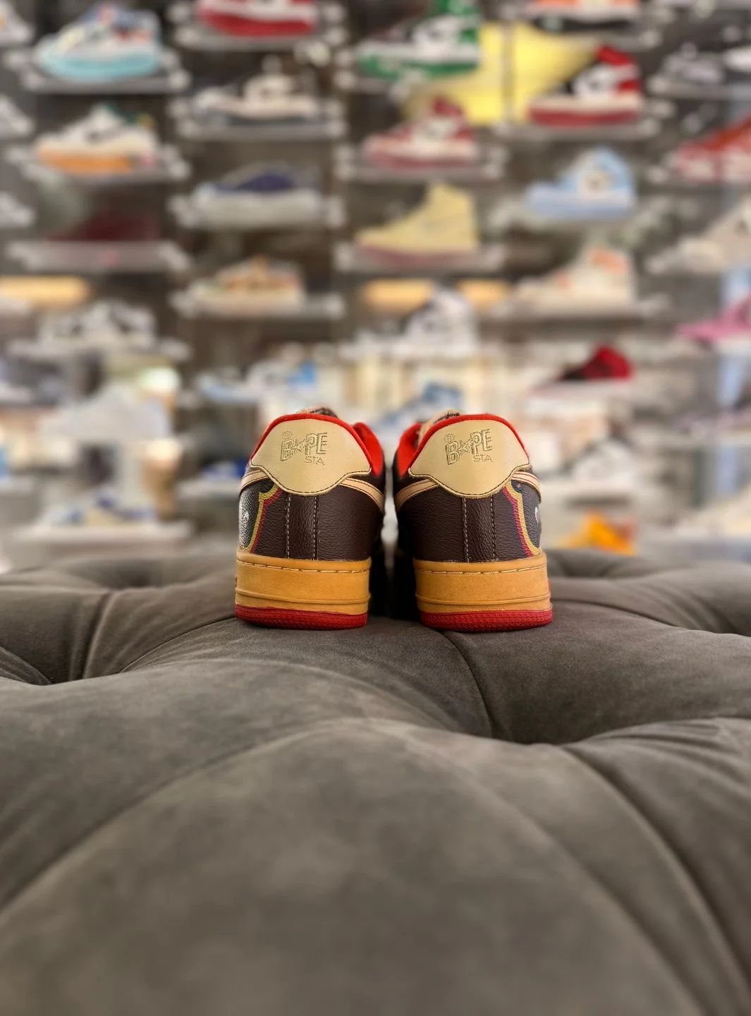 A Bathing Ape Bape Sta Low Kanye West College Dropout - Usato 9/10 - Image 4