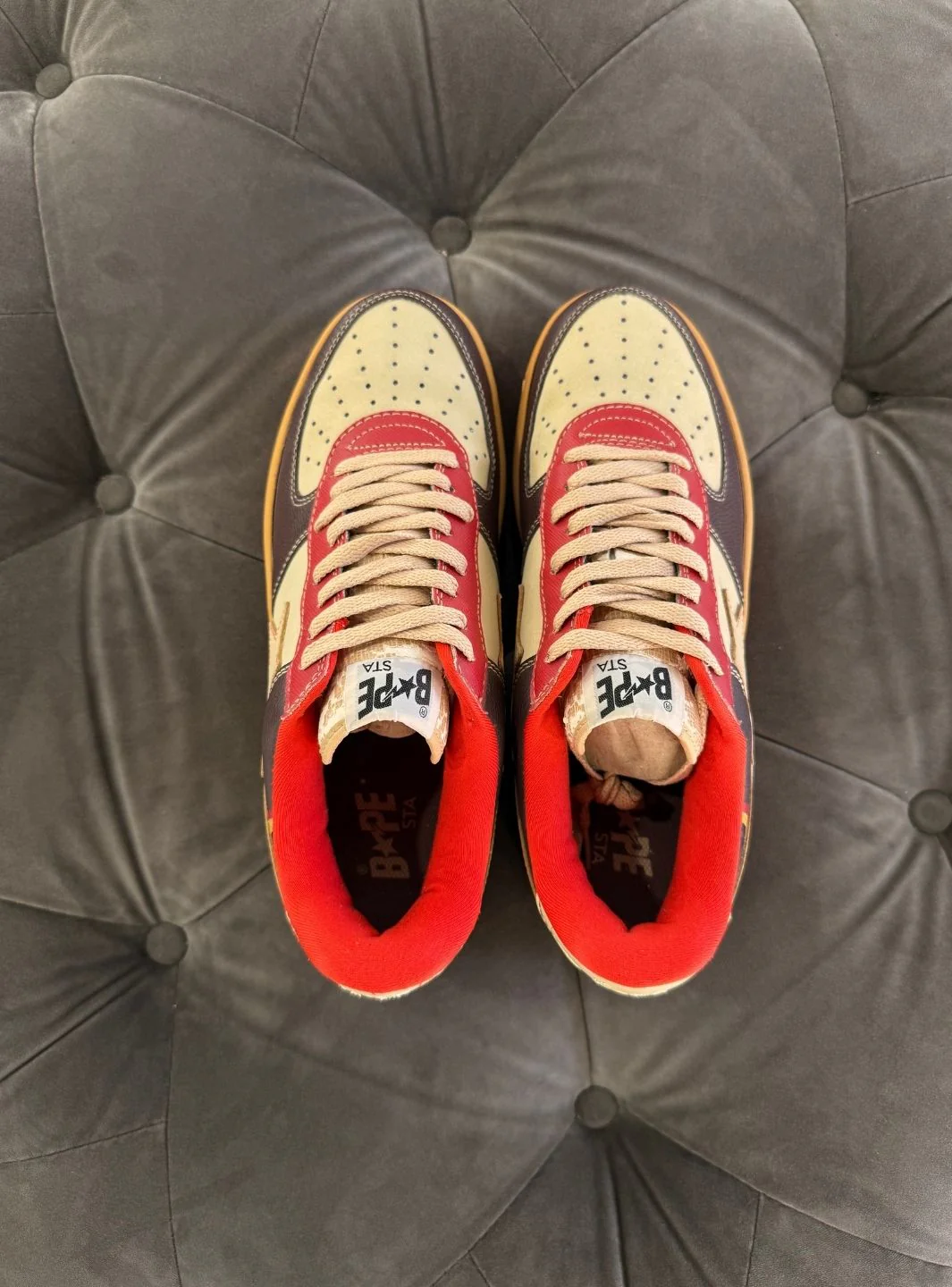 A Bathing Ape Bape Sta Low Kanye West College Dropout - Usato 9/10 - Image 6