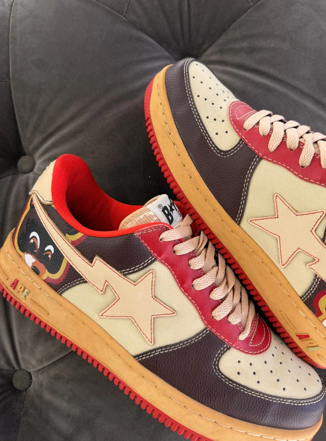 A Bathing Ape Bape Sta Low Kanye West College Dropout - Usato 9/10 - Image 9