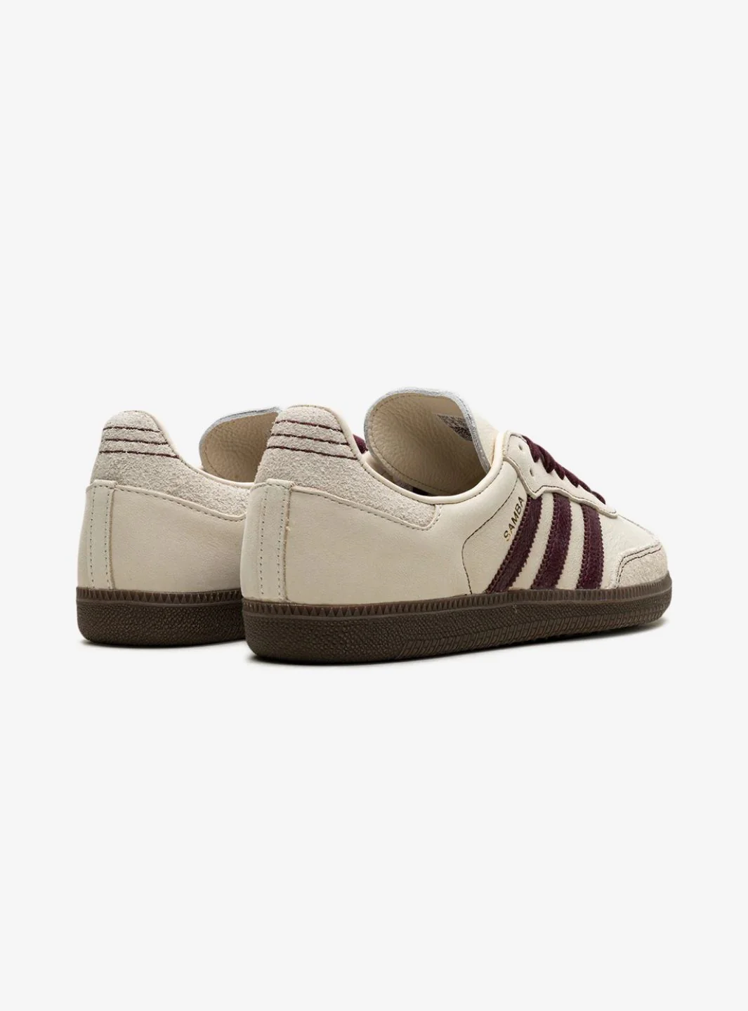 Adidas Samba OG Wonder White Maroon - Image 3