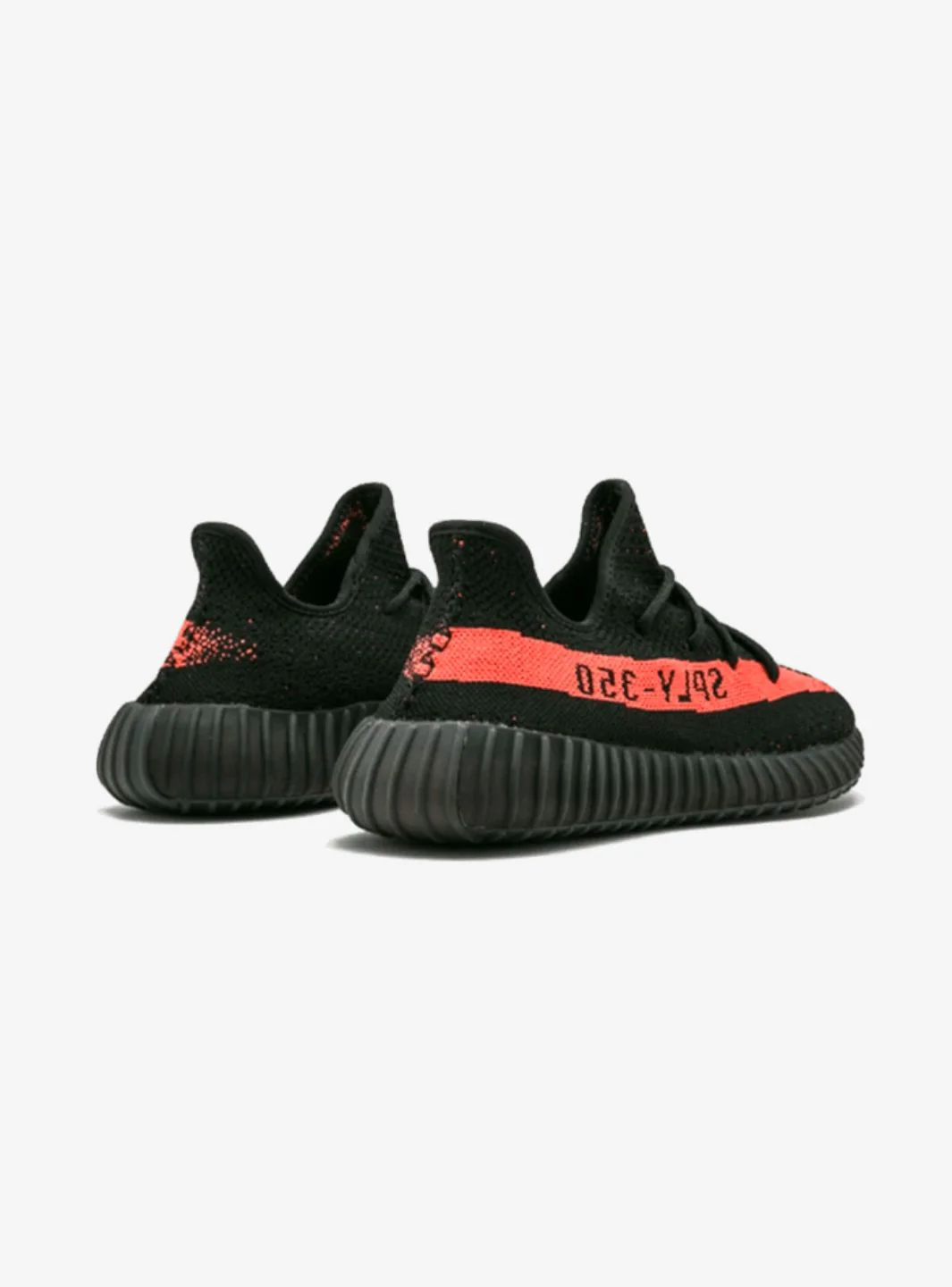 Adidas Yeezy Boost 350 V2 Core Black Red - Image 3