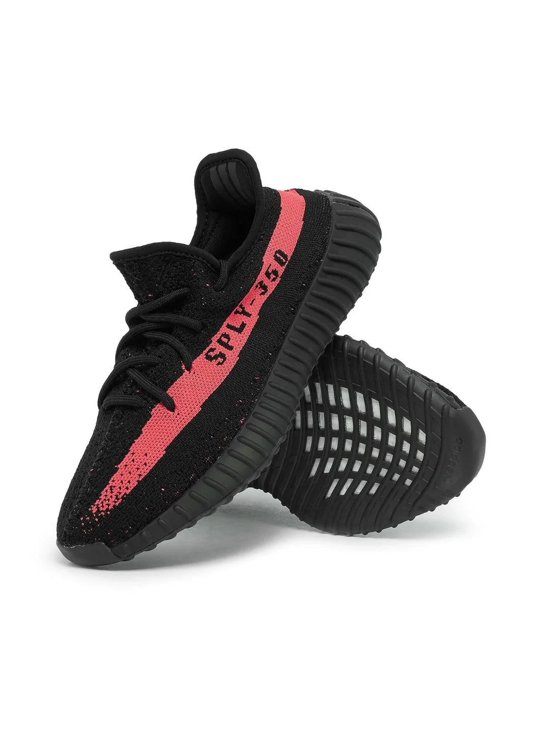 Adidas Yeezy Boost 350 V2 Core Black Red - Image 4