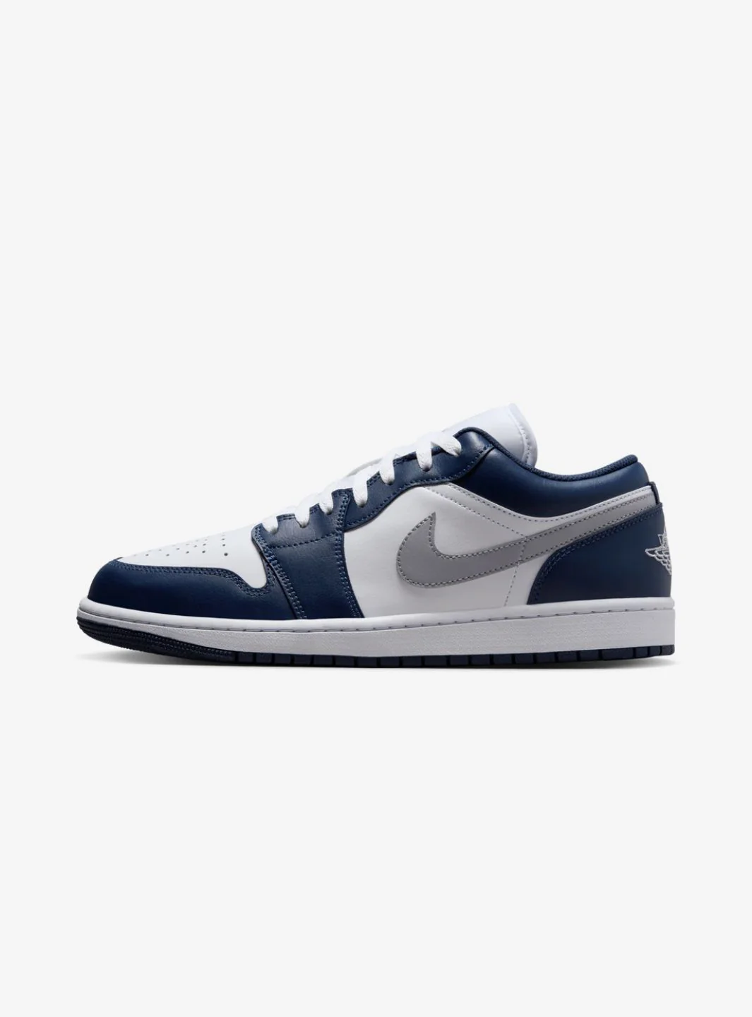 Air Jordan 1 Low Midnight Navy Wolf Grey