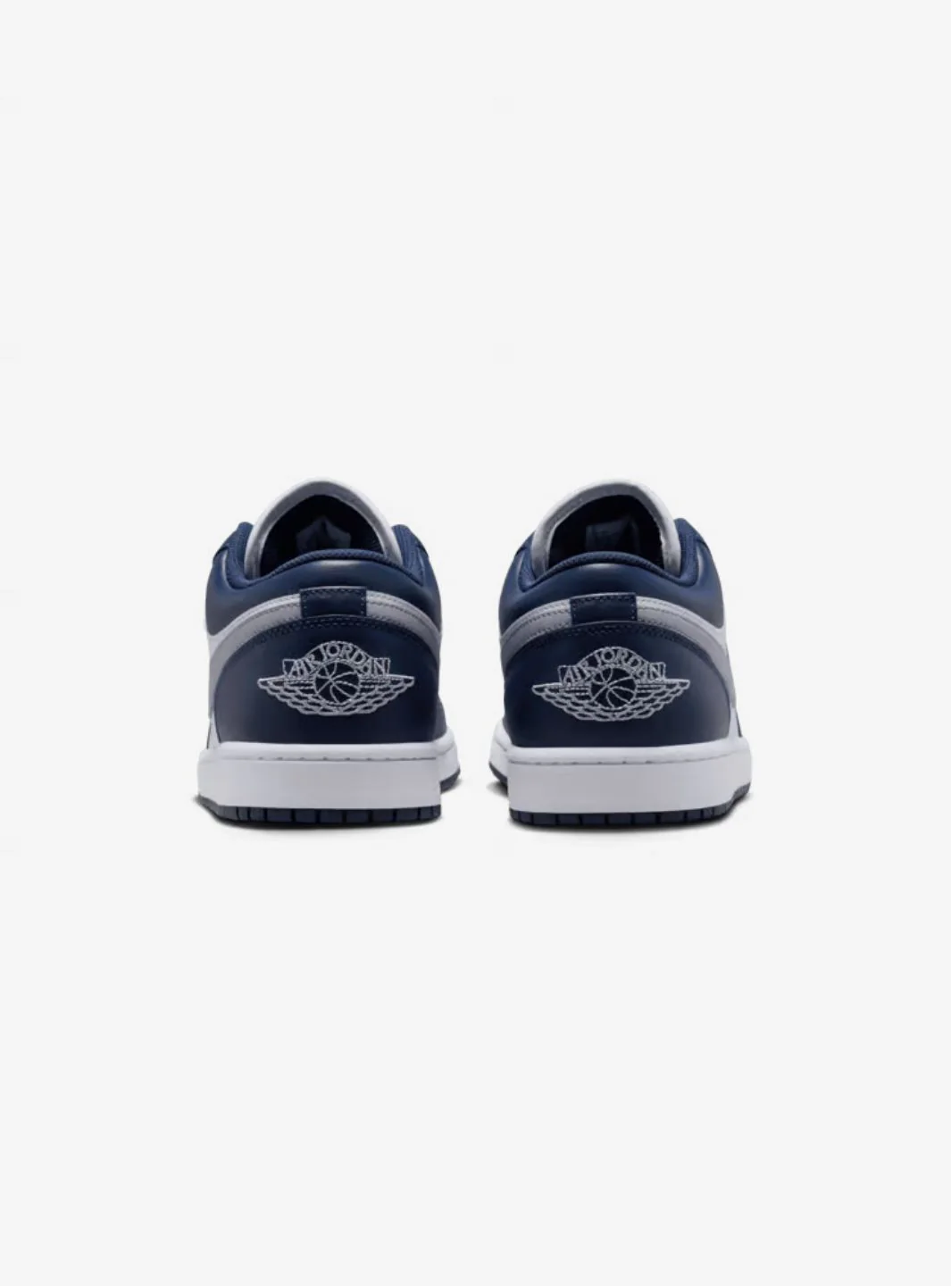 Air Jordan 1 Low Midnight Navy Wolf Grey - Image 6