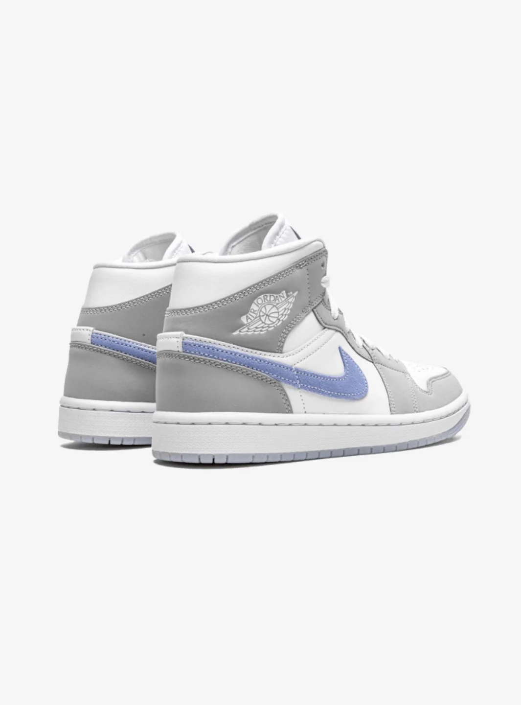 Air Jordan 1 Mid Wolf Grey Aluminum - Image 3