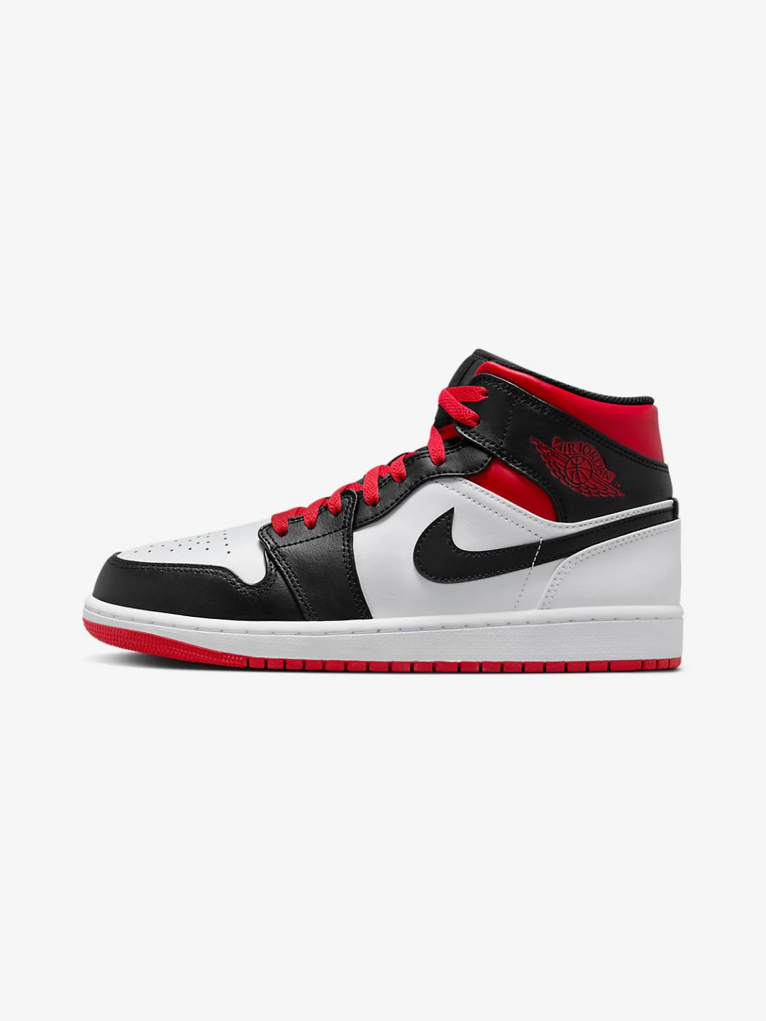 Air Jordan 1 Mid Gym Red Black Toe