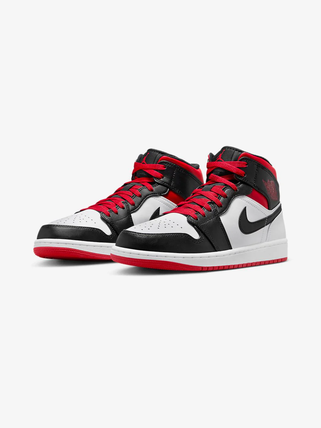 Air Jordan 1 Mid Gym Red Black Toe - Image 2