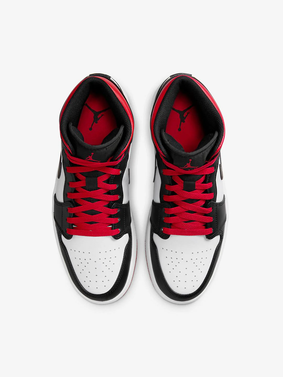 Air Jordan 1 Mid Gym Red Black Toe - Image 4