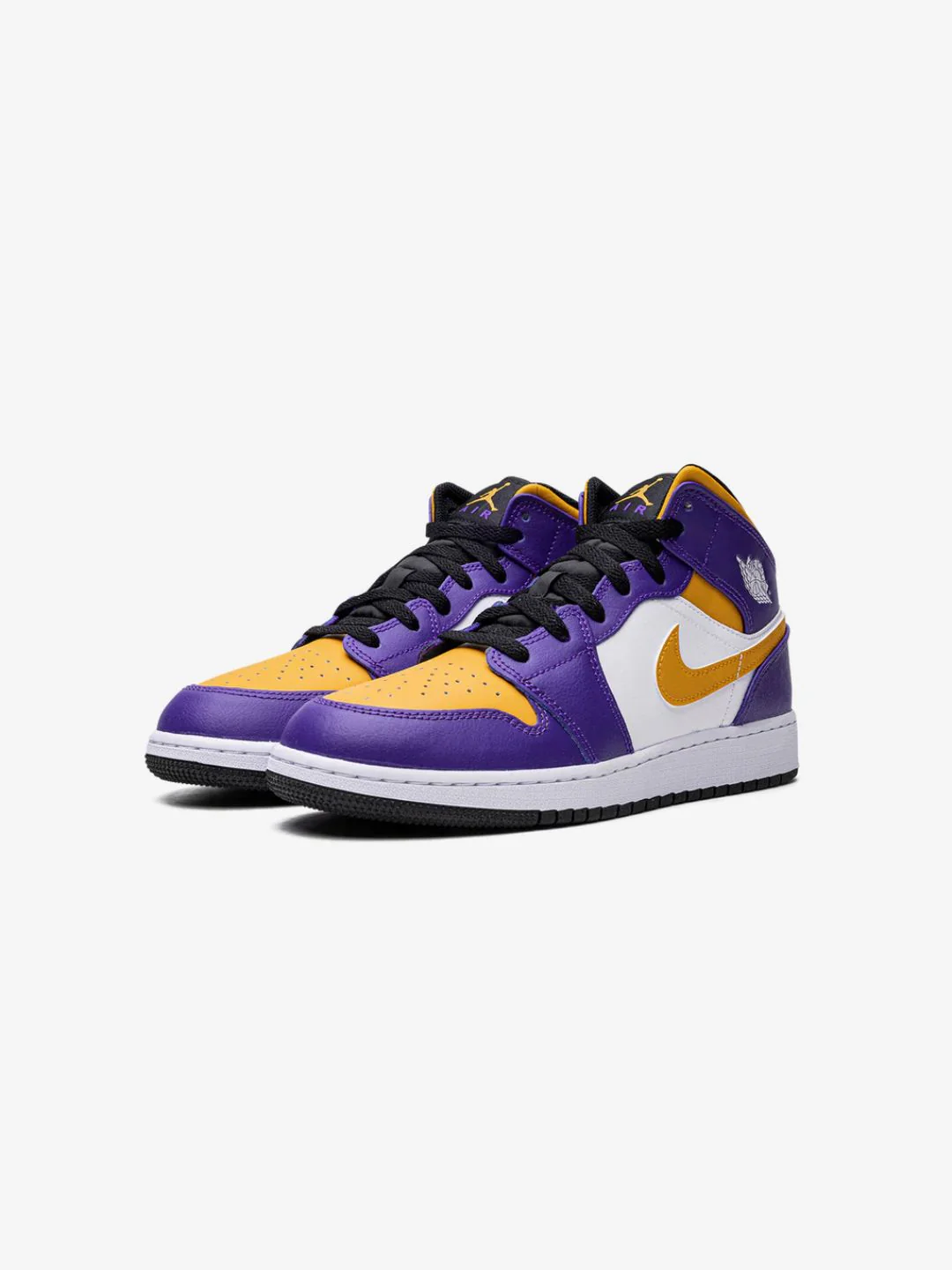 Air Jordan 1 Mid Lakers (2022) (GS) - Image 2