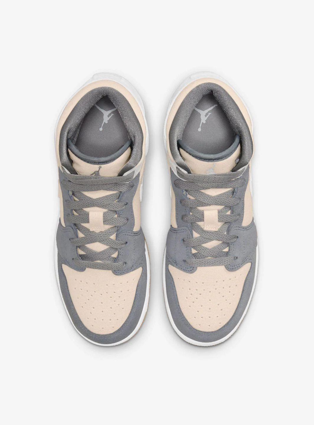 Air Jordan 1 Mid SE Coconut Milk Particle Grey - Image 3
