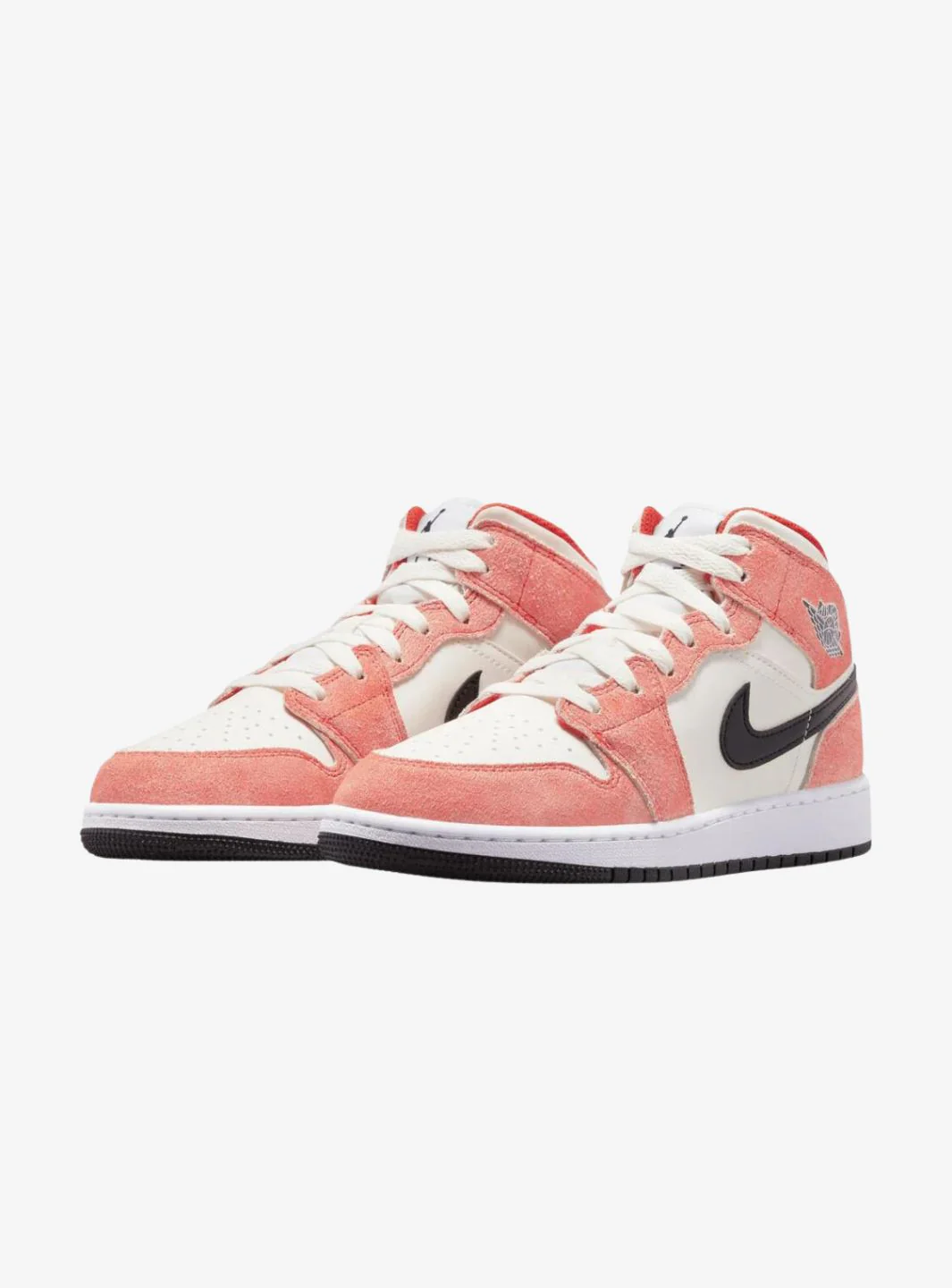 Air Jordan 1 Mid SE Orange Suede - Image 2