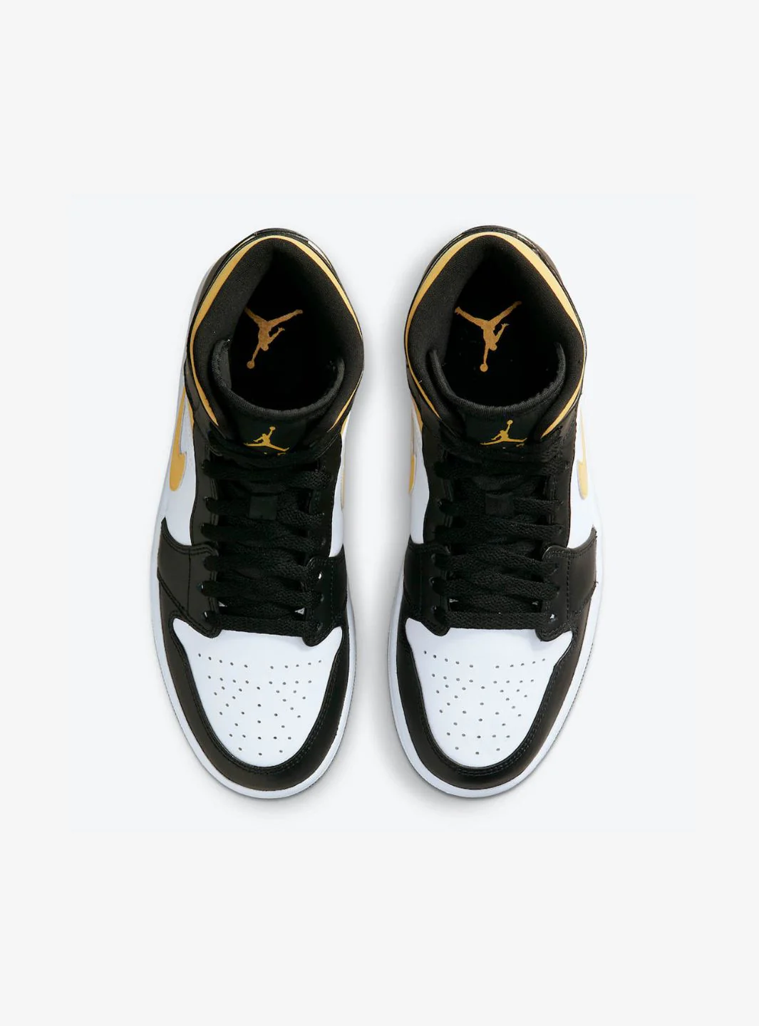 Air Jordan 1 Mid White Pollen Black - Image 4