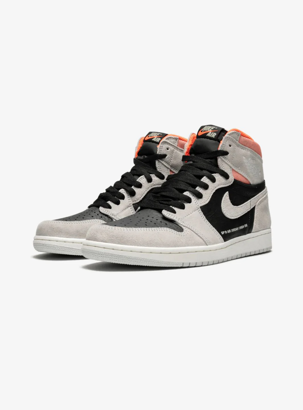 Air Jordan 1 Retro High Neutral Grey Hyper Crimson - Image 2