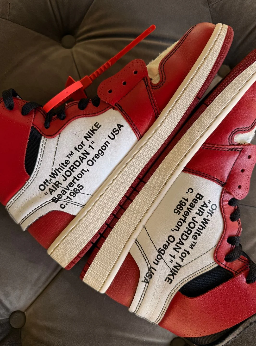 Air Jordan 1 Retro High Off-White Chicago - Usato 9.5/10 - Image 11