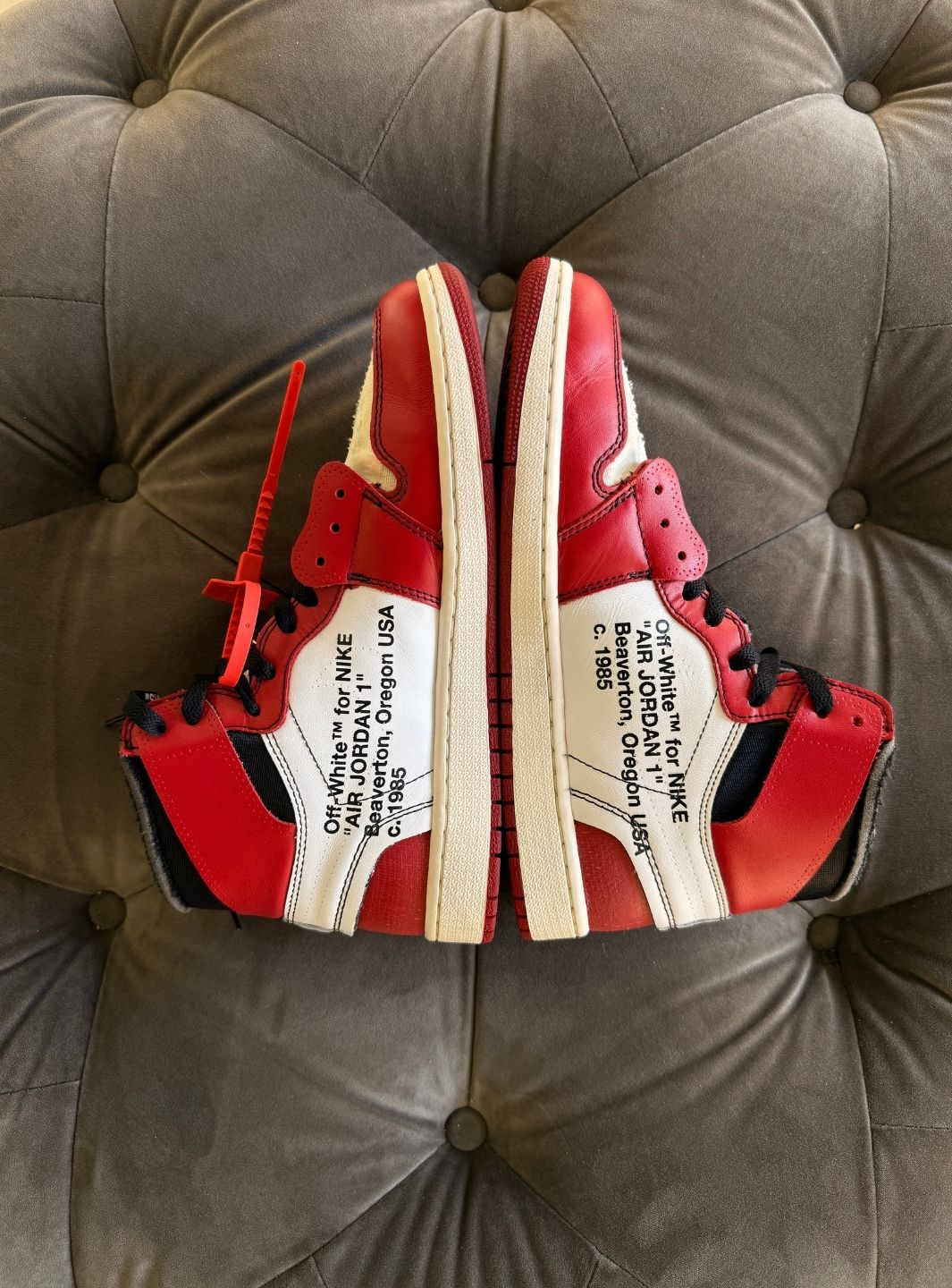 Air Jordan 1 Retro High Off-White Chicago - Usato 9.5/10 - Image 5