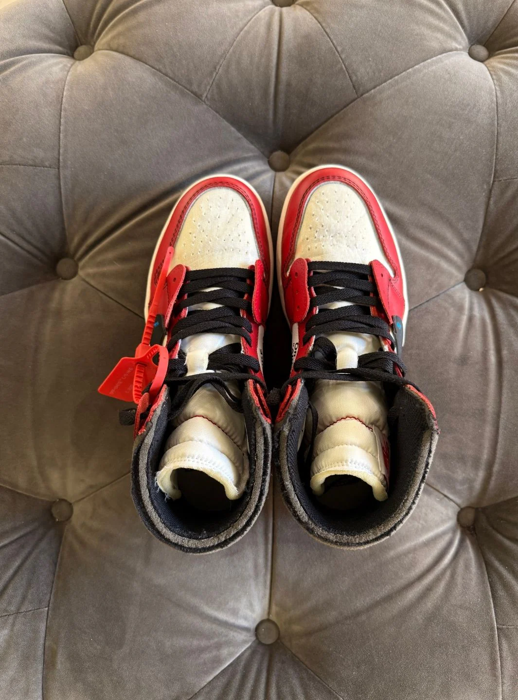 Air Jordan 1 Retro High Off-White Chicago - Usato 9.5/10 - Image 6