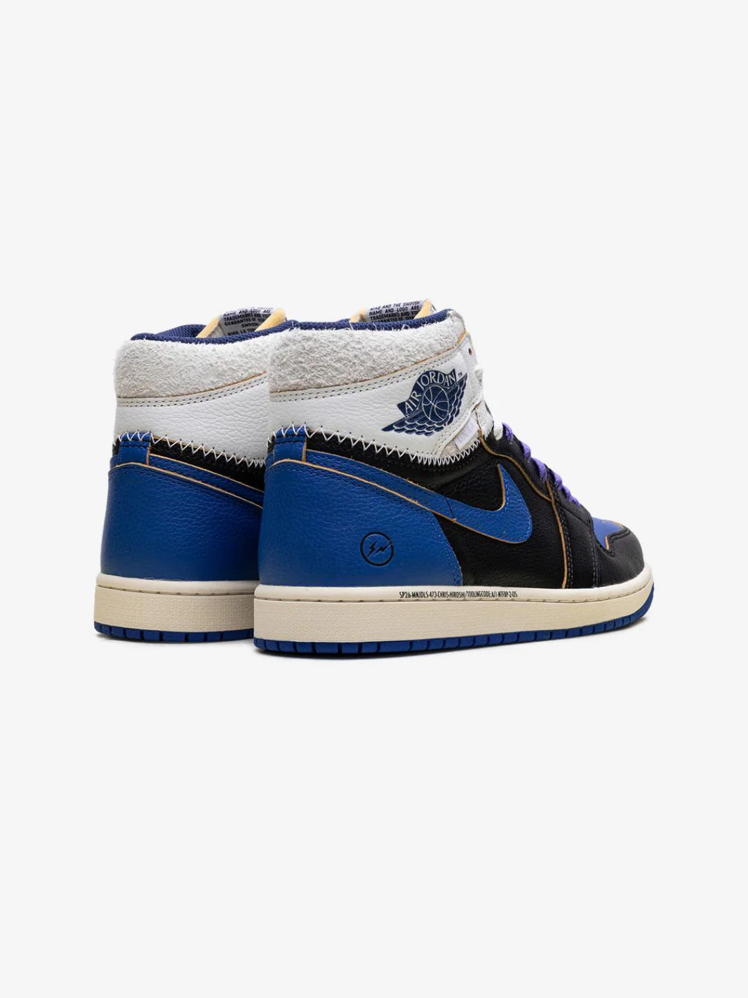 Air Jordan 1 Retro High OG SP Fragment x Union LA Sport Royal - Image 3