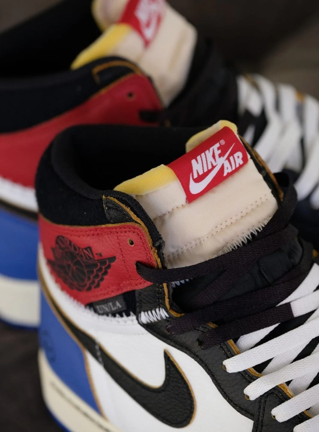 Air Jordan 1 Retro High OG SP Fragment x Union LA Varsity Red Sport Royal - Image 16