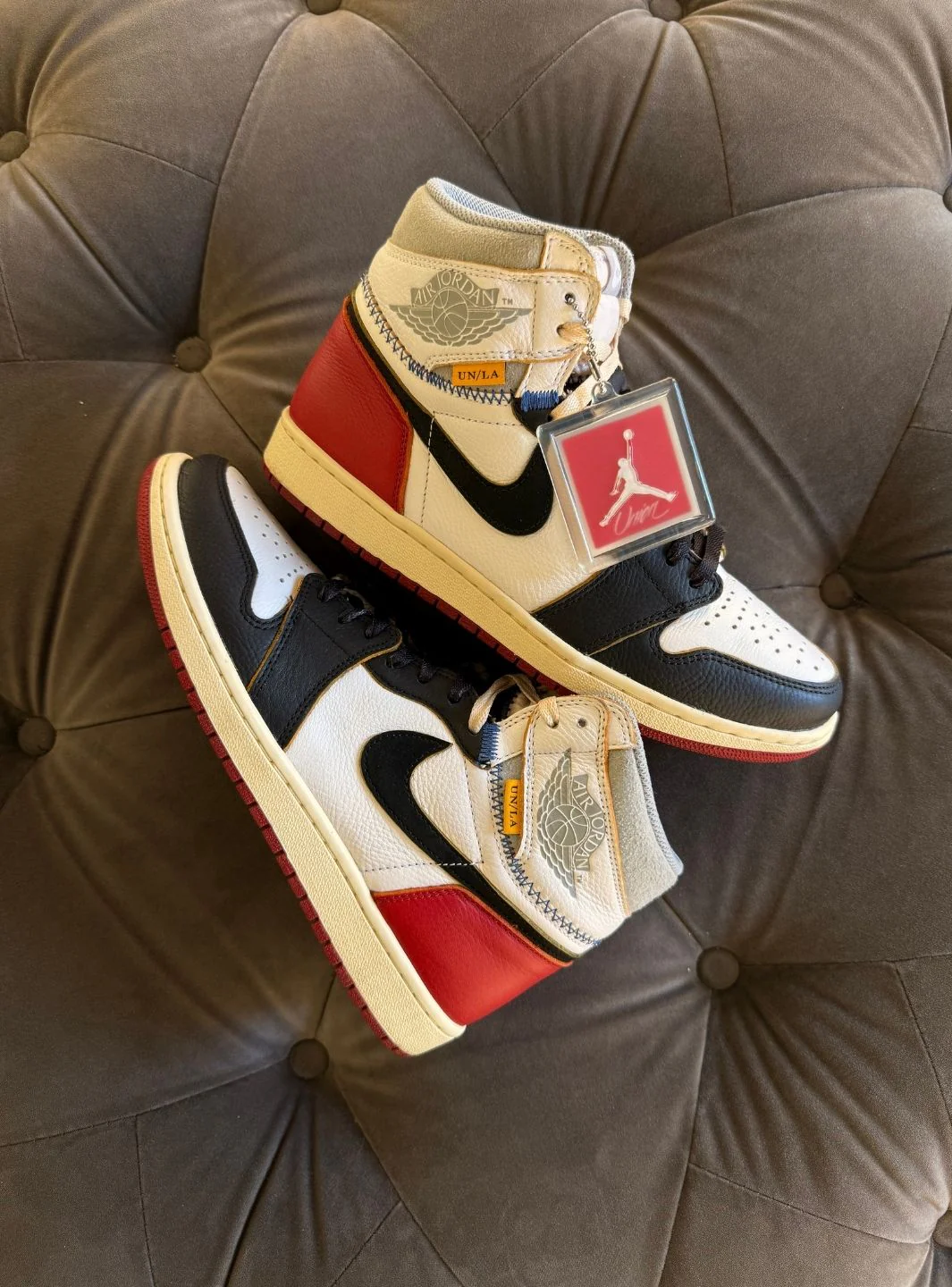 Air Jordan 1 Retro High Union Los Angeles Black Toe - Usato 9/10 - Image 2