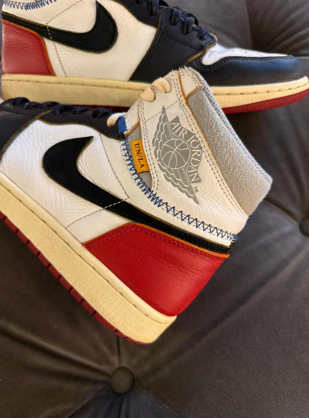 Air Jordan 1 Retro High Union Los Angeles Black Toe - Usato 9/10 - Image 11