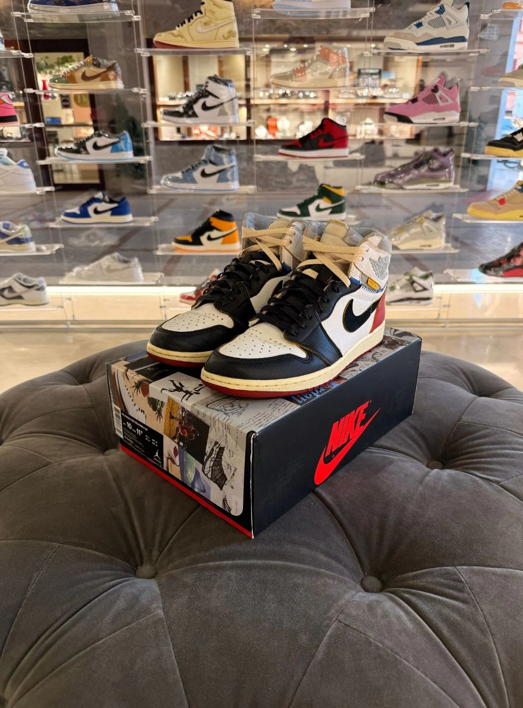Air Jordan 1 Retro High Union Los Angeles Black Toe - Usato 9/10 - Image 12