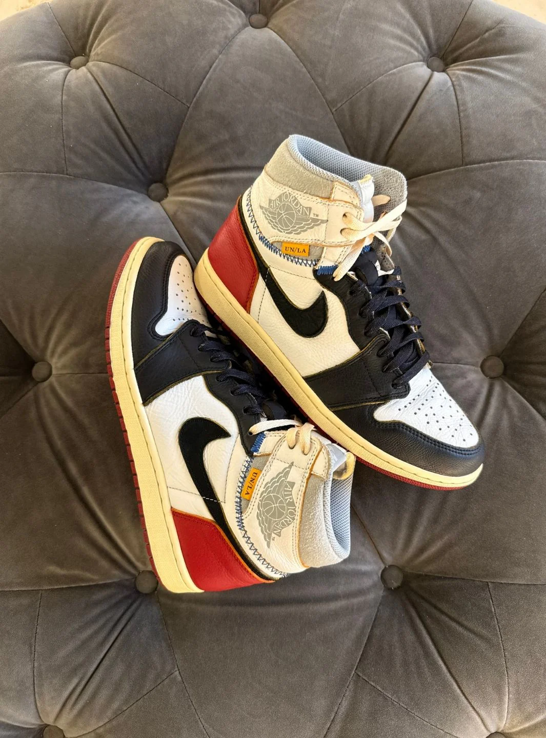 Air Jordan 1 Retro High Union Los Angeles Black Toe - Usato 9/10 - Image 2