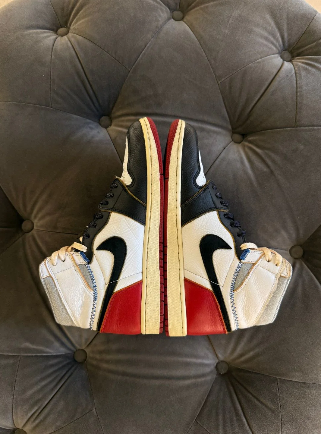 Air Jordan 1 Retro High Union Los Angeles Black Toe - Usato 9/10 - Image 5