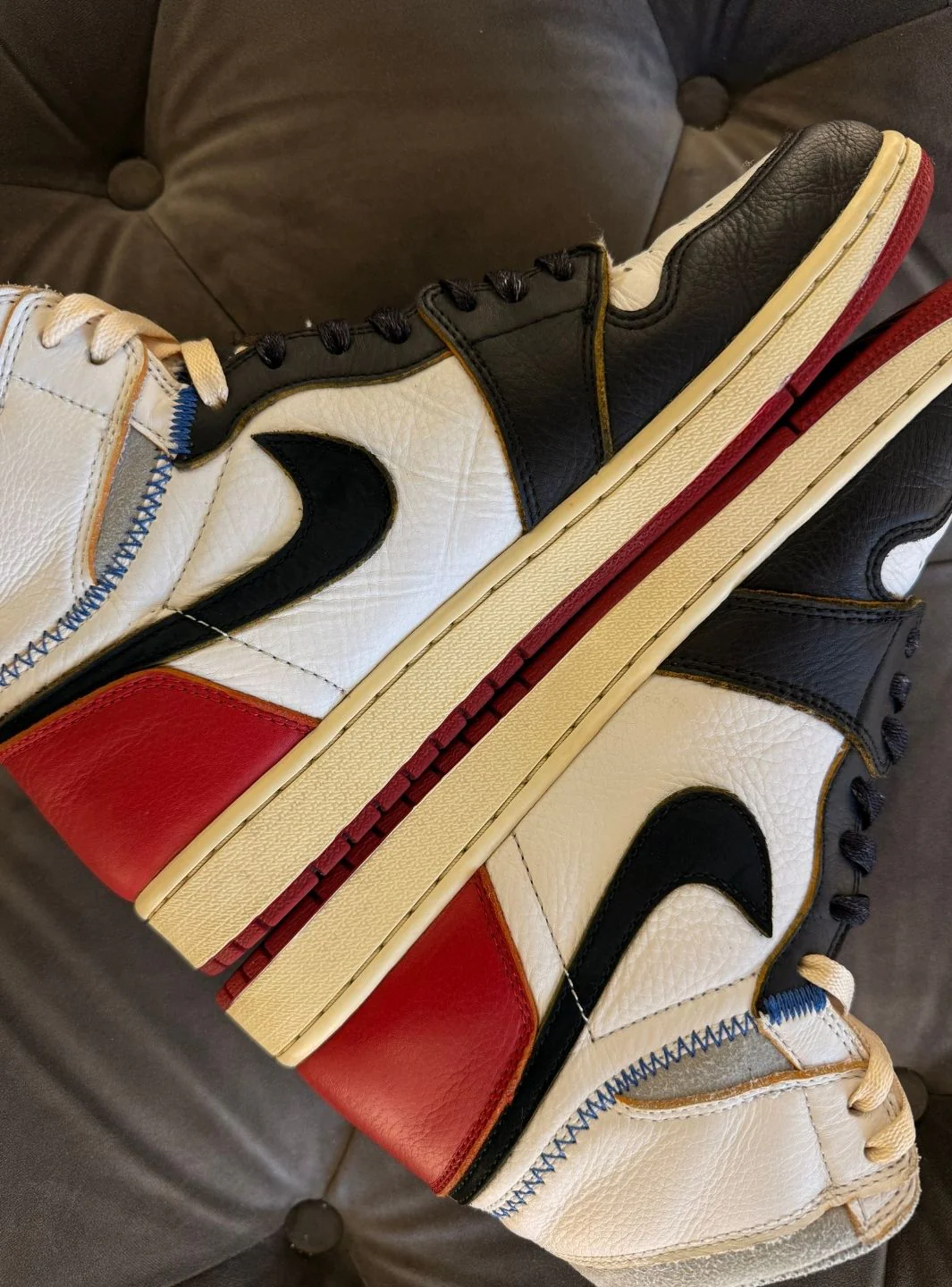 Air Jordan 1 Retro High Union Los Angeles Black Toe - Usato 9/10 - Image 9