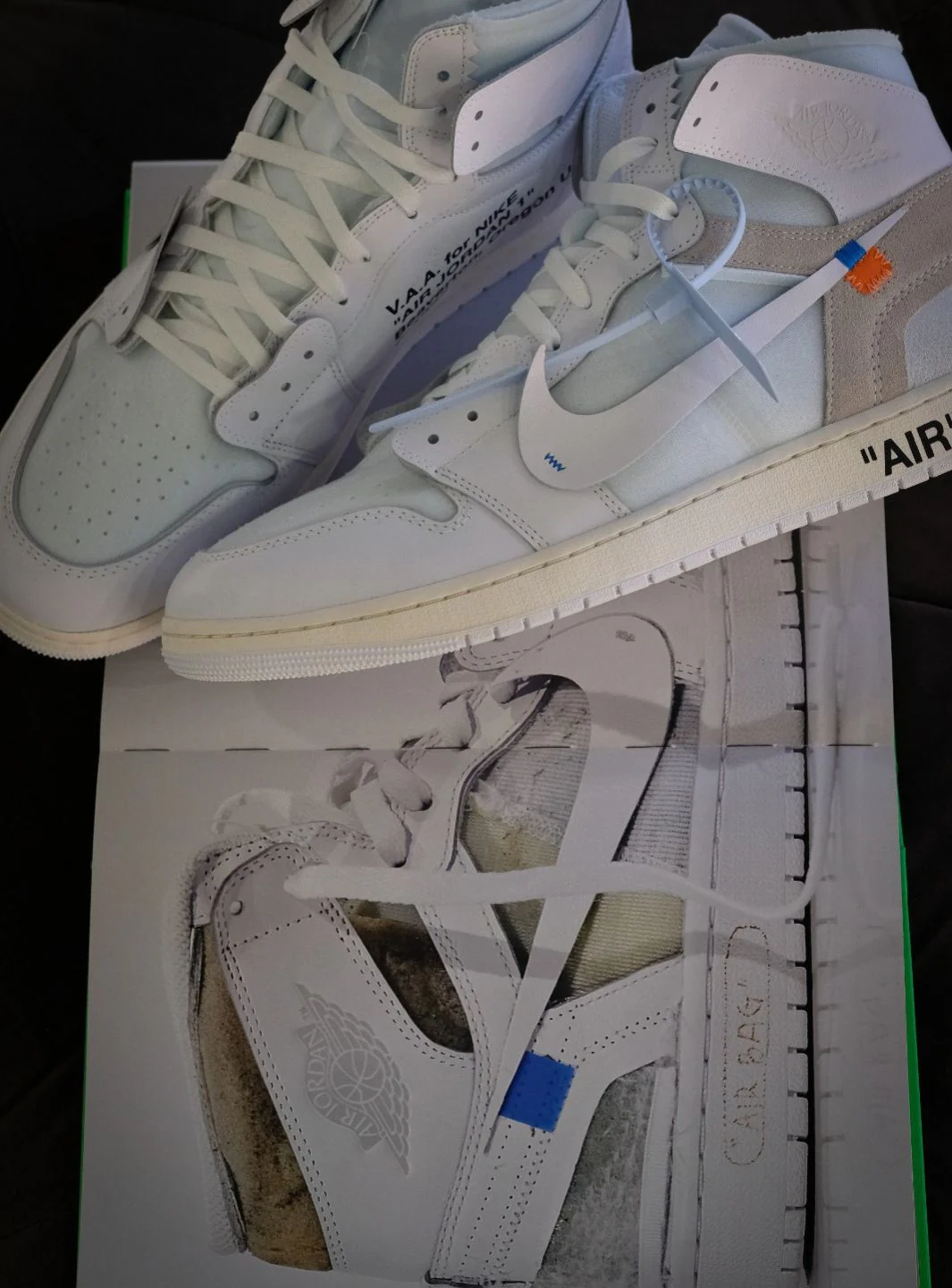 Air Jordan 1 Retro High Virgil Abloh Archive Alaska (V.A.A.) - Image 15