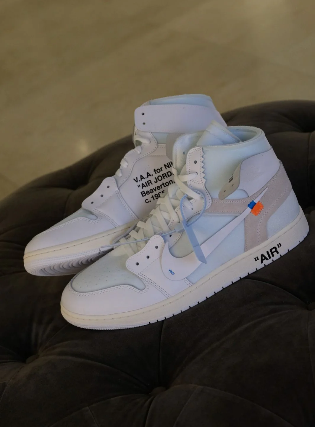Air Jordan 1 Retro High Virgil Abloh Archive Alaska (V.A.A.) - Image 16