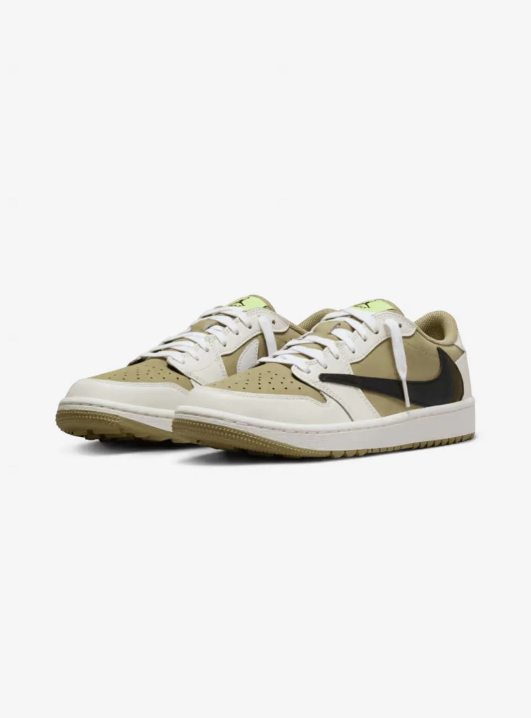 Air Jordan 1 Retro Low Golf Travis Scott Neutral Olive - Image 2