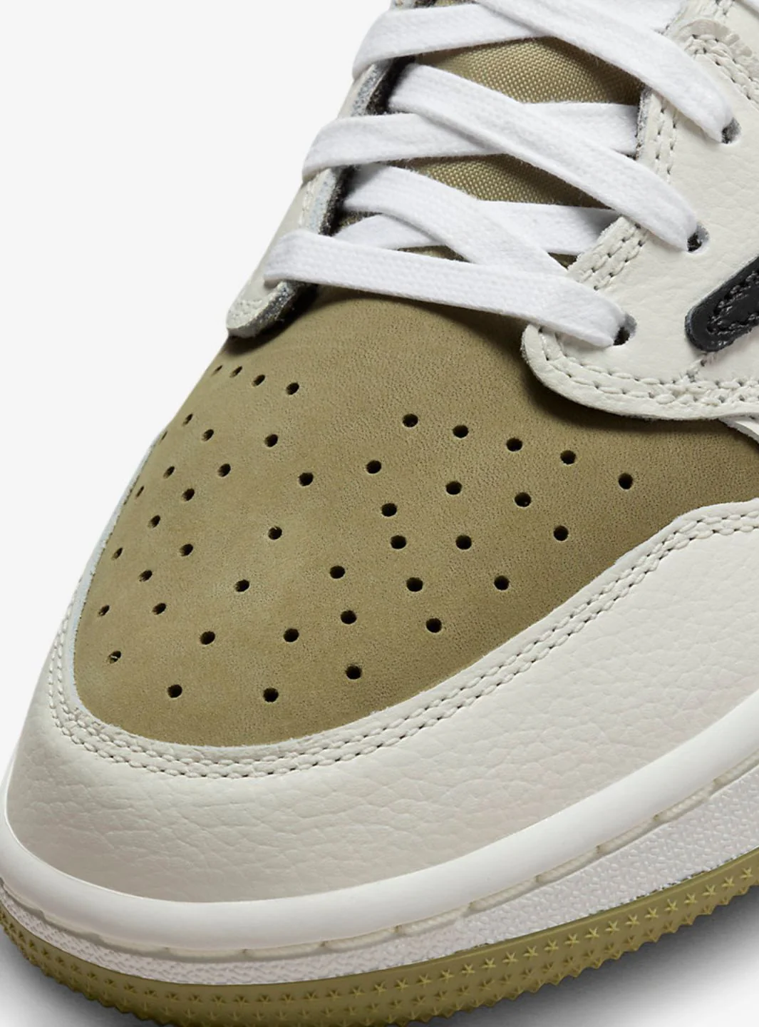 Air Jordan 1 Retro Low Golf Travis Scott Neutral Olive - Image 3