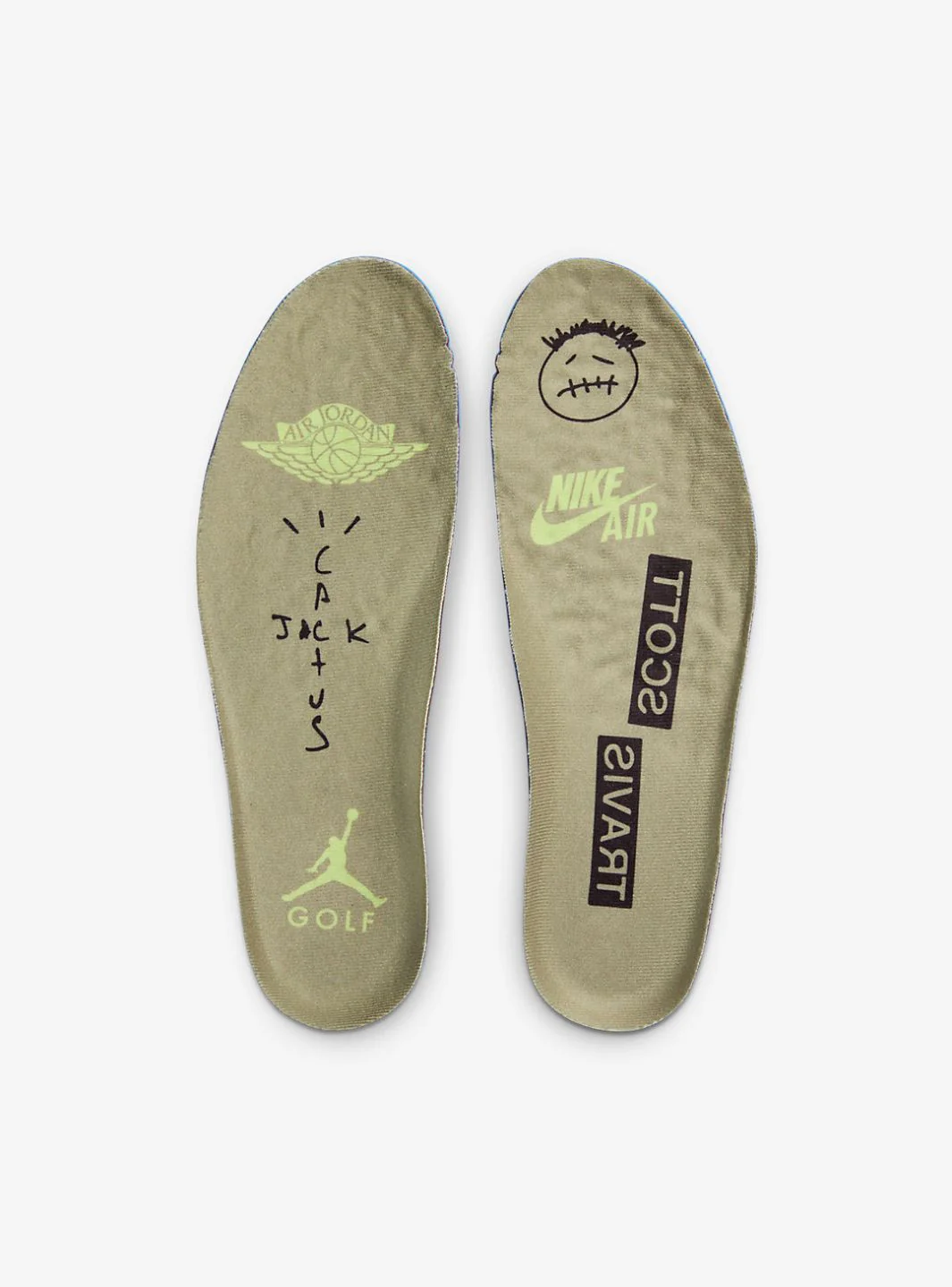 Air Jordan 1 Retro Low Golf Travis Scott Neutral Olive - Image 9