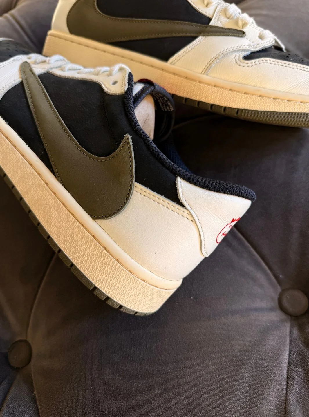 Air Jordan 1 Retro Low OG SP Travis Scott Olive - Usato 9/10 - Image 13