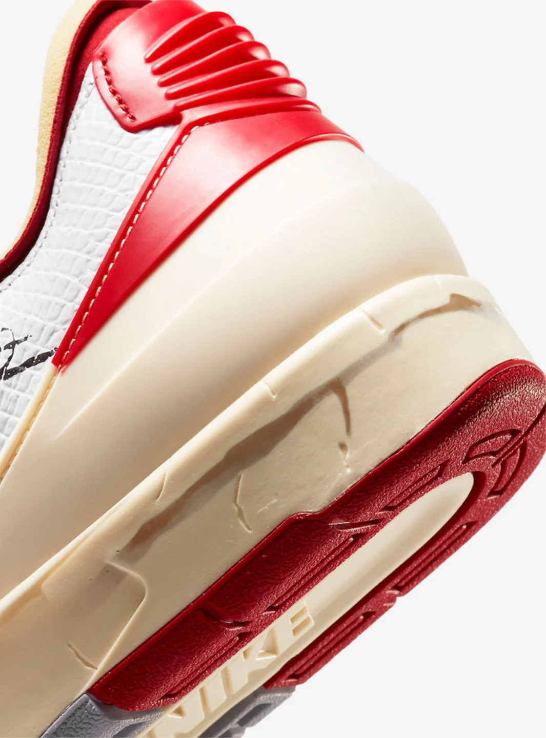 Air Jordan 2 Retro Low SP Off-White White Red - Image 5