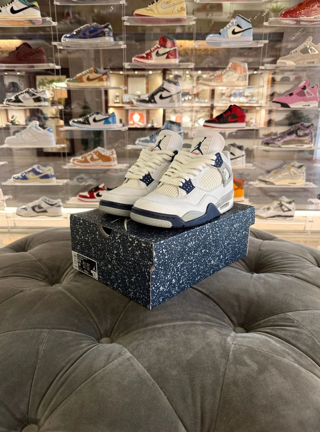 Air Jordan 4 Retro Midnight Navy - Usato 9.5/10 - Image 14