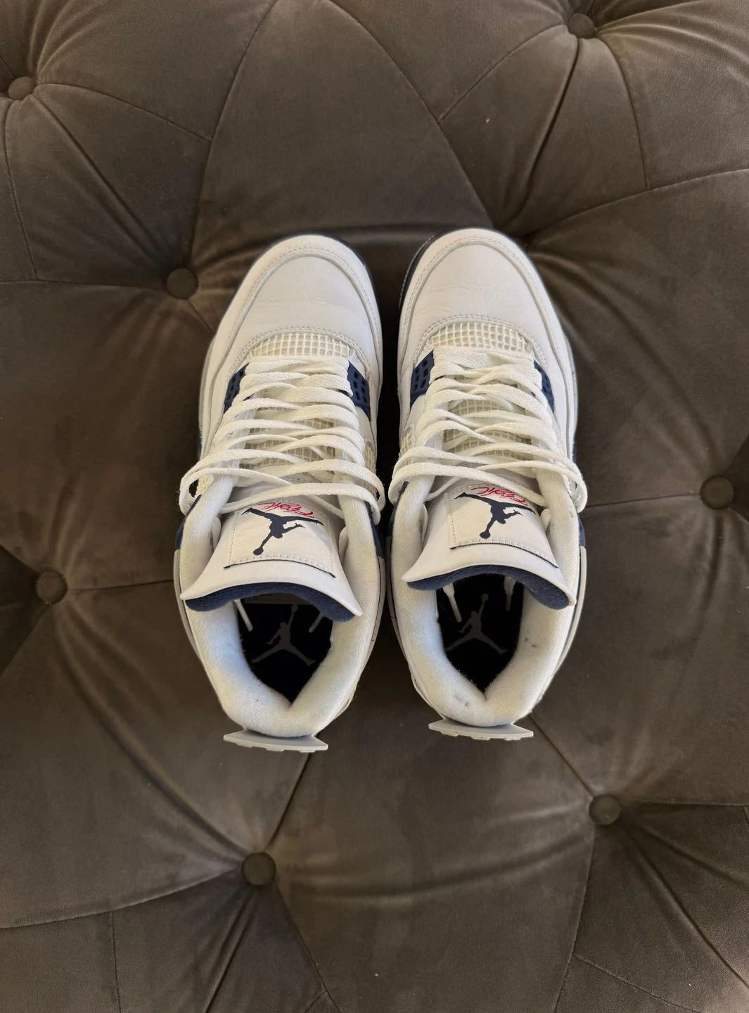Air Jordan 4 Retro Midnight Navy - Usato 9.5/10 - Image 6