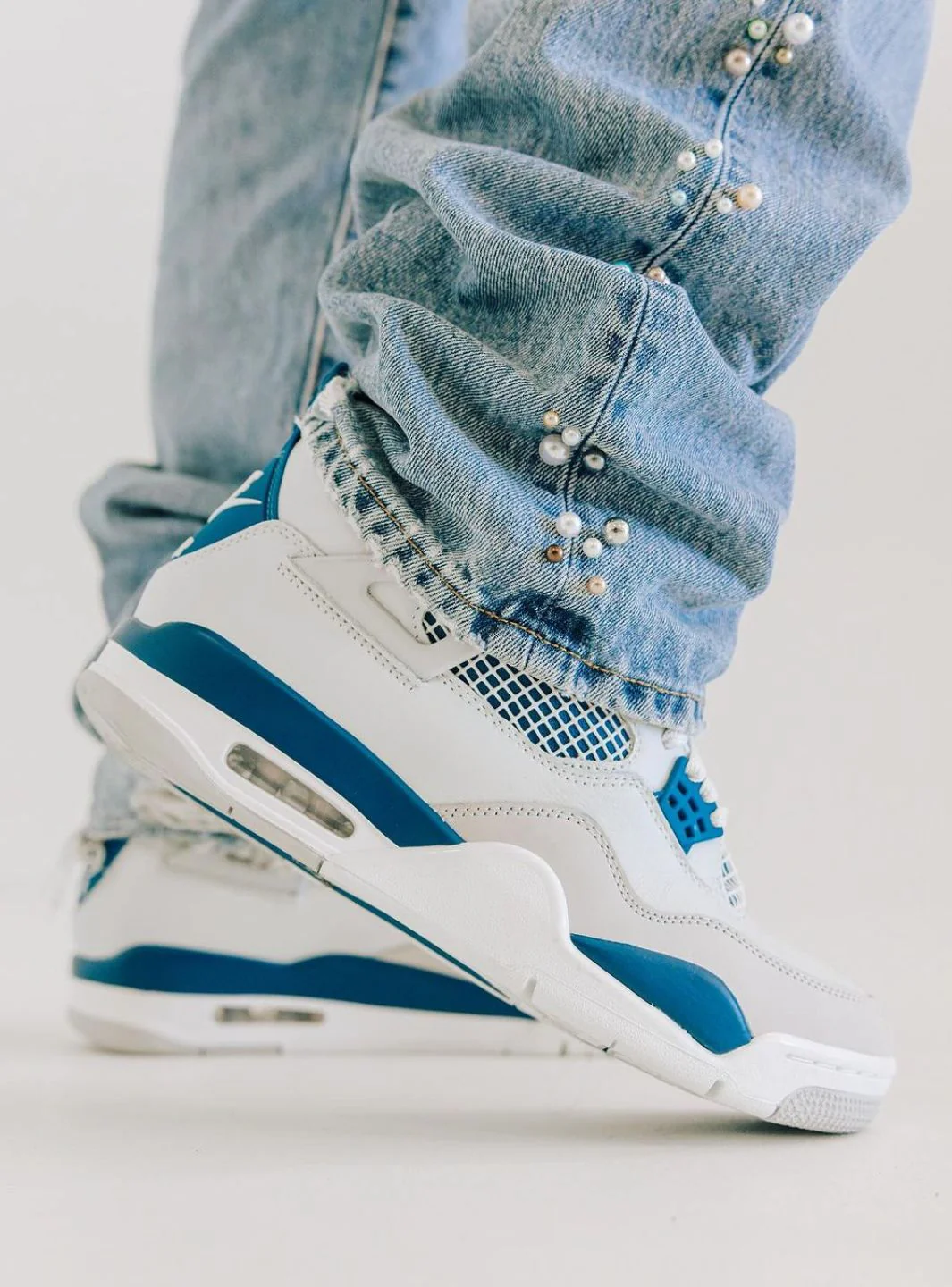 Air Jordan 4 Retro Military Blue (2024) - Image 10