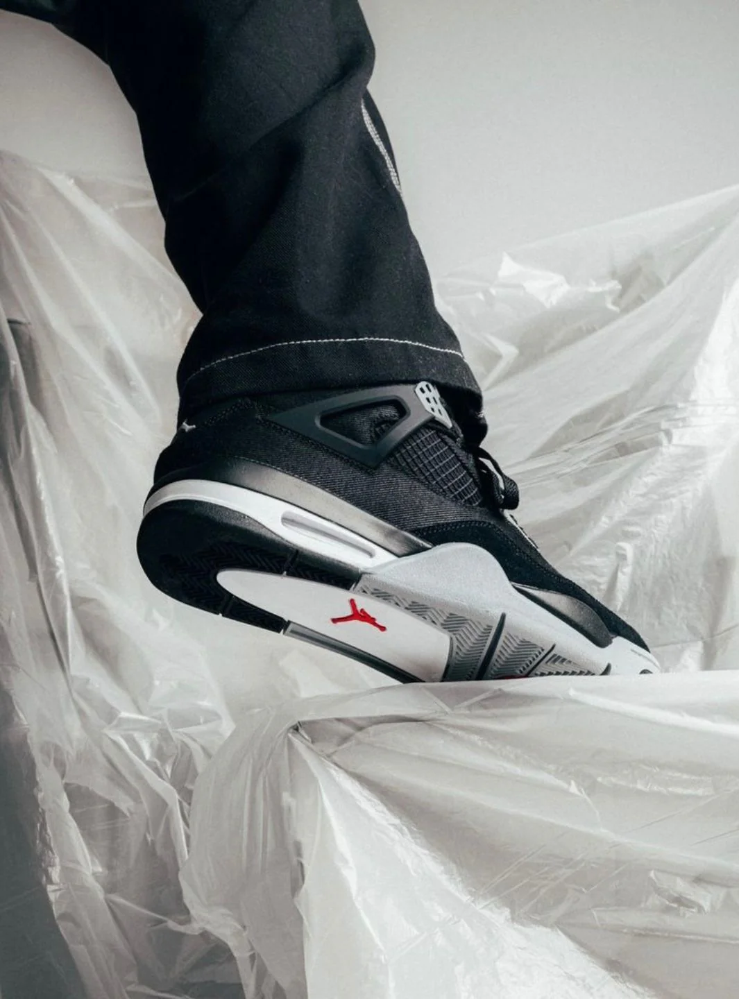 Air Jordan 4 Retro SE Black Canvas - Image 10