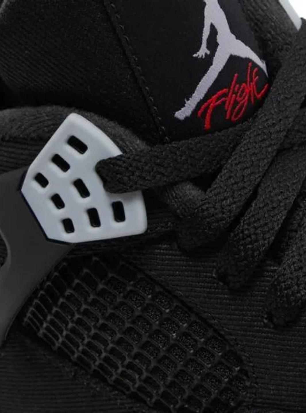 Air Jordan 4 Retro SE Black Canvas - Image 5