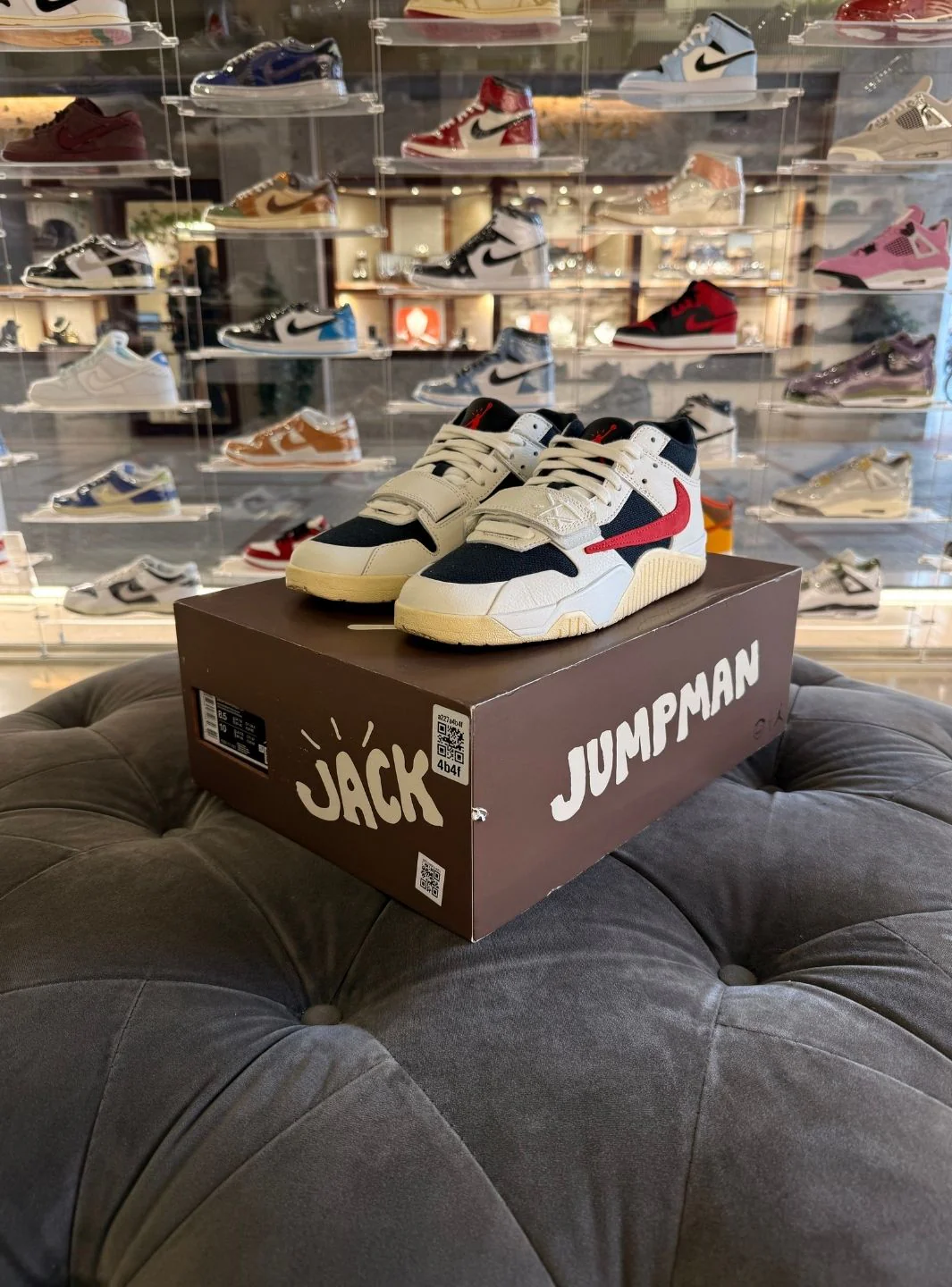 Air Jordan Jumpman Jack TR Travis Scott University Red - Usato 9.5/10 - Image 15