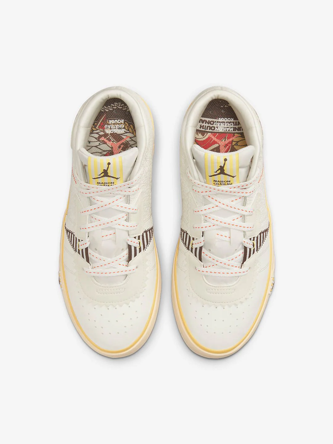 Air Jordan Series Mid Maison Chateau Rouge Sail - Image 4