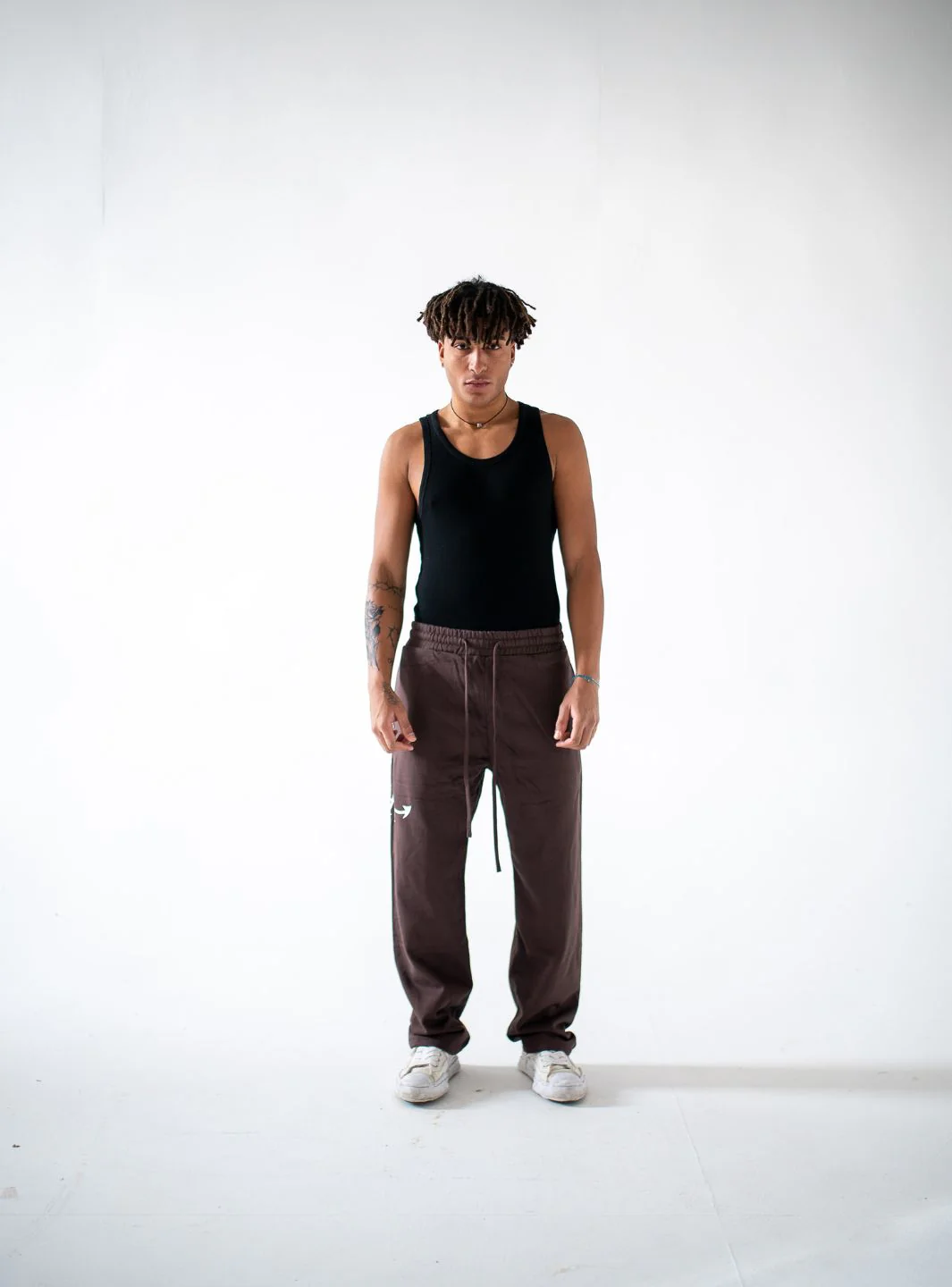 Appreciate Logo Sweatpants Brown - Image 3