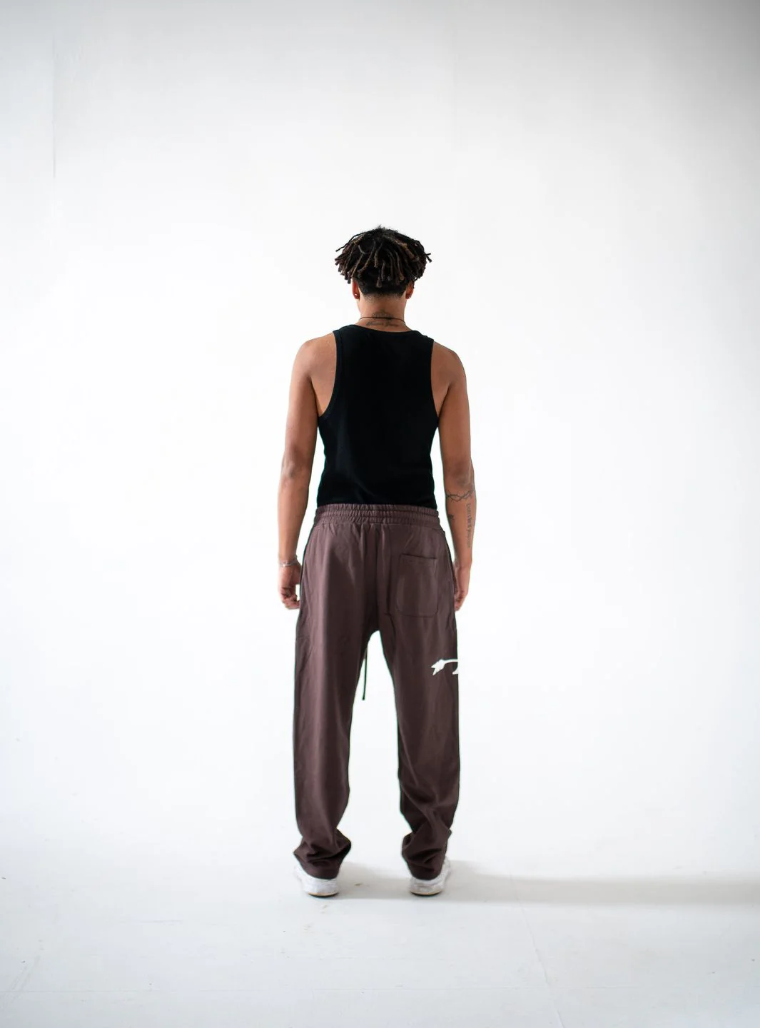 Appreciate Logo Sweatpants Brown - Image 4