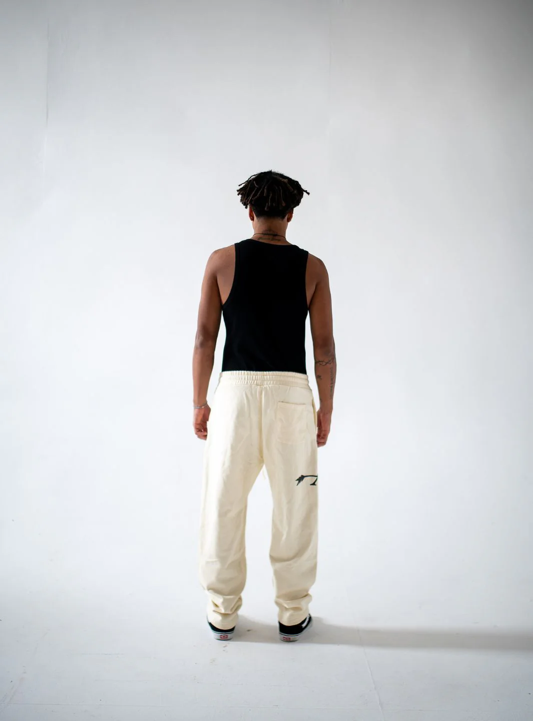 Appreciate Logo Sweatpants Cream - Image 4